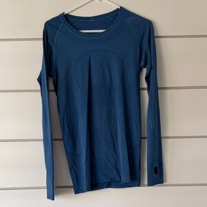 LULULEMON Blue Swiftly Tech Long Sleeve